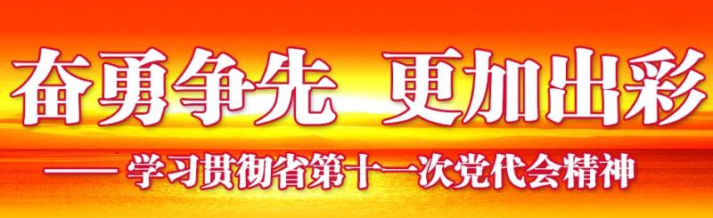 奮勇?tīng)?zhēng)先，更加出彩——學(xué)習(xí)貫徹省第十一次黨代會(huì)精神